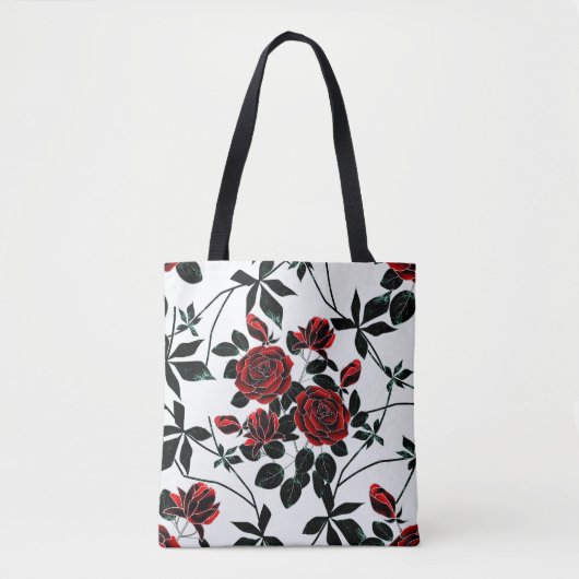 Rode rozen. tote bag (Voorkant)