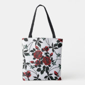 Rode rozen. tote bag (Achterkant)