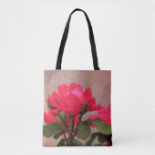 Rode rozen tote bag (Voorkant)