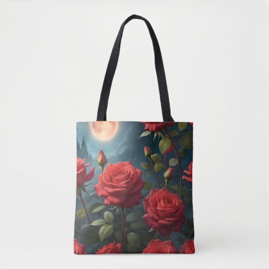 Rode Rozen Tote Bag (Voorkant)