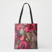Rode Rozen Tote Tas (Voorkant)