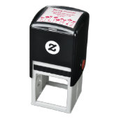 Rode Rozen Tuin Zelfinkende Retouradres Stempel (Product)