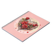 Rode Rozen Valentijn  Notitieboek (Linkerzijde)