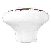 Rode rozen ventilatorknop keramische knop (Zijkant)