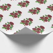 rode rozen Verpakkingspapier Cadeaupapier (Hoek)