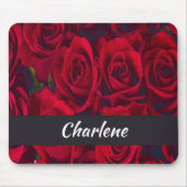 rode rozen, vers muismat (Voorkant)