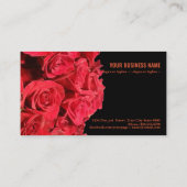 Rode rozen visitekaartje (Achterkant)