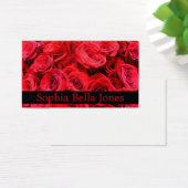 Rode rozen visitekaartjes (Bureau)