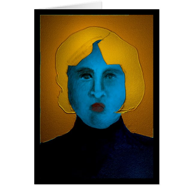 Rode rozen voor een blauwe dame? (Voorkant)