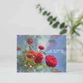 Rode rozen voor jou ... briefkaart (Staand voorkant)