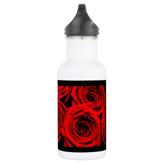 Rode rozen waterflesje waterfles (Rechts)
