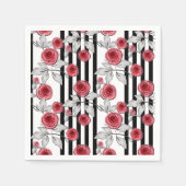 rode rozen, waterverf rozen servet (Voorkant)