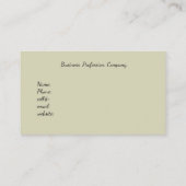 , rode rozen, Waterverf Visitekaartje (Achterkant)