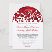 Rode Rozen Weddenschap Kaart (Voorkant)