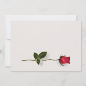 Rode rozen, witte bloemen 90e verjaardag kaart (Achterkant)