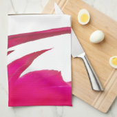 Rode rozenblaadjes aanpassen product theedoek (Quarter Fold)