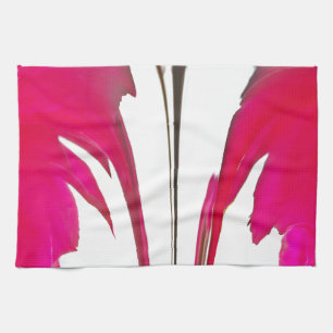 Rode rozenblaadjes aanpassen product theedoek