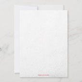 Rode rozenblaadjes en satijnen uitnodiging (Achterkant)