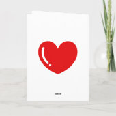 Rode Rozenblaadjes Hartvormige Foto Valentijnsdag  Kaart (Achterkant)