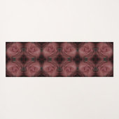 Rode rozenbloem Abstracte Natuur Yogamat (Achterkant (horizontaal))