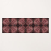 Rode rozenbloem Abstracte Natuur  Yogamat (Voorkant (horizontaal))