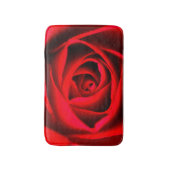 Rode rozenbloem badmat (Voorkant Verticaal)