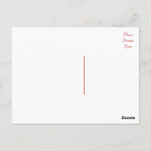 Rode Rozenbloem Blank Bloemen Zwarte Post Kaart (Achterkant)