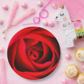 Rode rozenbloem Papier bord (Feest)
