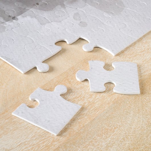 Rode rozenbloem waterverf - wb legpuzzel (Zijkant)