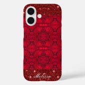 Rode rozenbloesems met dauwdruppels - custom Case-Mate iPhone case (Achterkant)