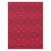 Rode rozenbloesems met dauwdruppels - fotografie tafelkleed (Voorkant)