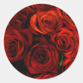 Rode rozenenvelop Stickers (Voorkant)