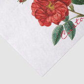  rode rozenillustratie Thunder_Cove Tissuepapier (Detail)
