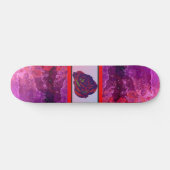 Rode rozenkarton persoonlijk skateboard (Horizontaal)