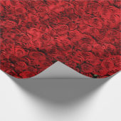  rode rozenklauw cadeaupapier (Hoek)