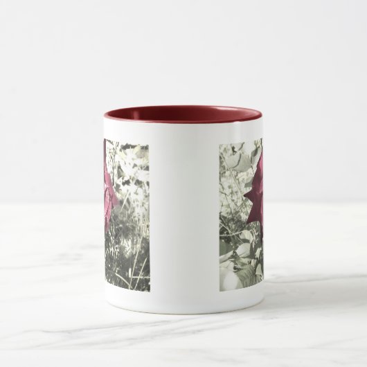 rode rozenkleur mok (Midden)