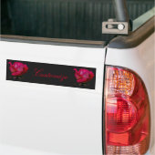 rode rozenThunder_Cove elke kleur Bumpersticker (Op Truck)
