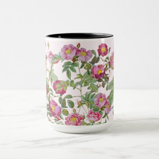 rode rozentuin bloei mok (Midden)