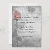 rode rozenweddenschap kaart (Achterkant)