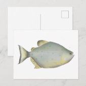 Rode Ruby Piranha Briefkaart (Voorkant / Achterkant)