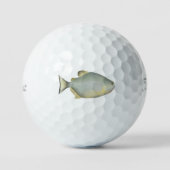 Rode Ruby Piranha Golfballen (Voorkant)
