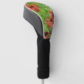 RODE RUDBECKIA BLOEMEN GOLFHEADCOVER (Schuin)