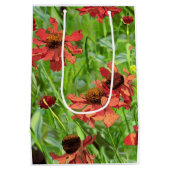 RODE RUDBECKIA BLOEMEN MEDIUM CADEAUZAKJE (Achterkant)