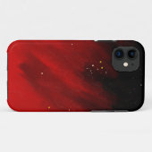 Rode ruimtemist. Case-Mate iPhone case (Achterkant (horizontaal))