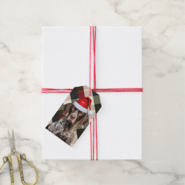 Rode ruit Schortharige Pointer Hond Liefhebber Ker Cadeaulabel