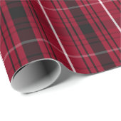Rode ruitjespatroon Kerstcadeaupapier Cadeaupapier (Rol Hoek)