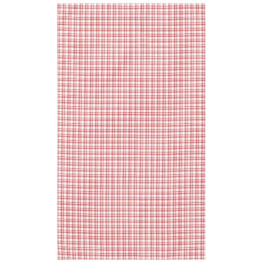 Rode ruitprint tafelkleed (Voorkant)