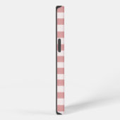 Rode ruitstof iPhone hoesje (Rechterkant)