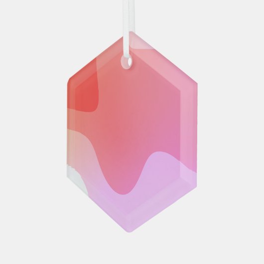 Rode Rust 23 Glas Ornament (Voorkant links)
