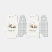 Rode Rust Boerderij Dieren Tractor Kinderen Verjaa Bedankdoosjes (Uitgevouwen)